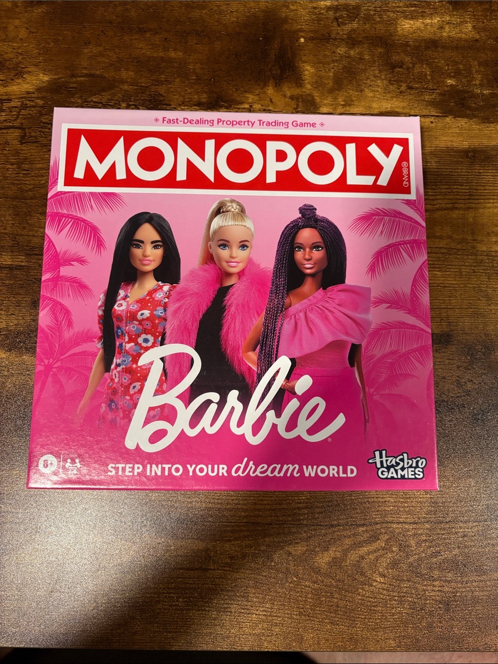 Hasbro Barbie monopoly game-Pink